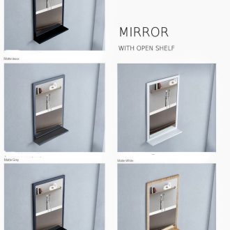 Vera 6024 MODEL (Flat Mirror w One Shelf)