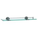 Glass shelf (Berlin series) - (Gun metal)