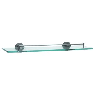 Glass shelf (Berlin series) - (Gun metal)